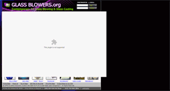Desktop Screenshot of glassblowers.org